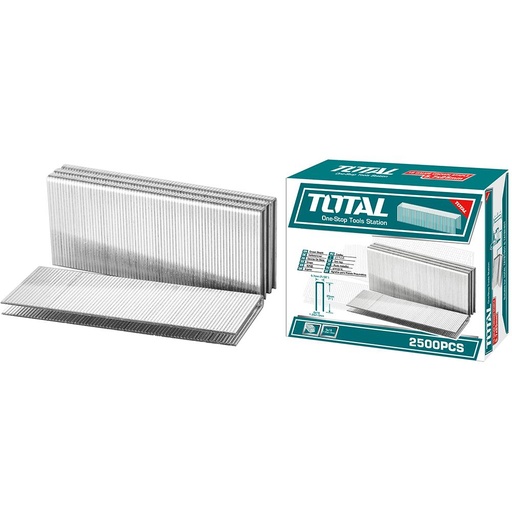 GRAPA 25MM PARA GRAPADORA NEUMATICA 2500PZS TOTAL (TAC918252)