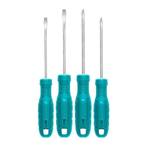 JUEGO DESTORNILLADORES X 4PCS (PALA Y ESTRIA) TOTAL (THTDC250401)