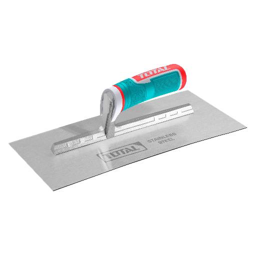 LLANA 280 X 130 MM LISA ACERO INOXIDABLE MANGO CAUCHO TOTAL (THT81286)