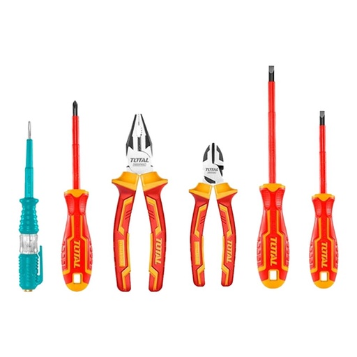 JUEGO DE HERRAMIENTAS AISLADAS X 6 PZS INDUSTRIAL TOTAL (THKIST3062)