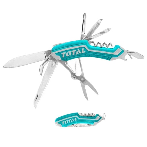 NAVAJA MULTIFUNCIONAL 12 EN 1 MANGO EN ALUMINIO TOTAL (THMFK0126)