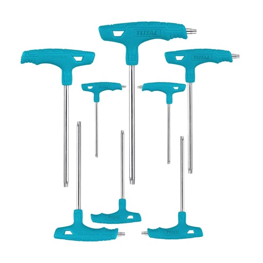 TORX INDUSTRIAL MANGO EN T JUEGO X 8 PZS TOTAL (THHW80836)