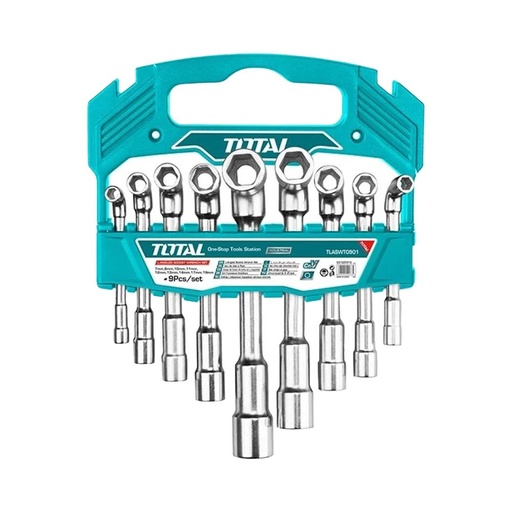 LLAVE COPA EN L INDUSTRIAL JUEGO X 9 PZS TOTAL (TLASWT0901)