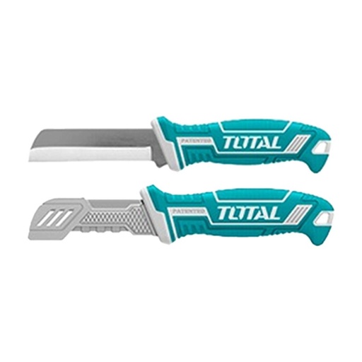 CUCHILLO PELACABLE 200 MM RECTO ACERO INOXIDABLE TOTAL (THT51881)