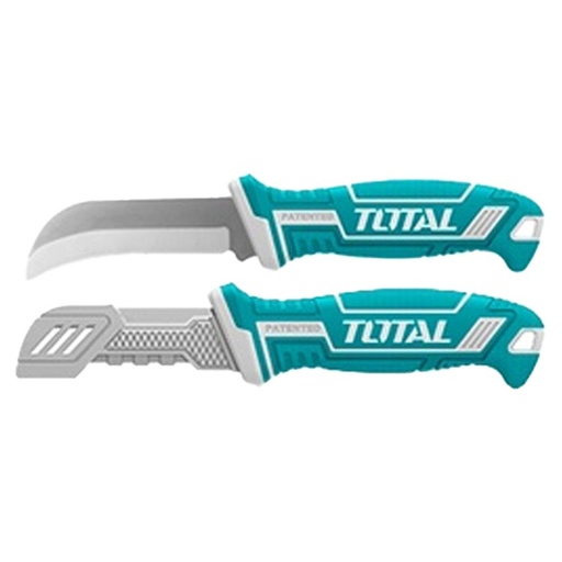 CUCHILLO PELACABLE 200 MM CURVO ACERO INOXIDABLE TOTAL (THT51882)