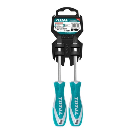 DESTORNILLADOR PALA Y ESTRIA JUEGO X 2 PZS SUPER SELECT TOTAL (THT250201)