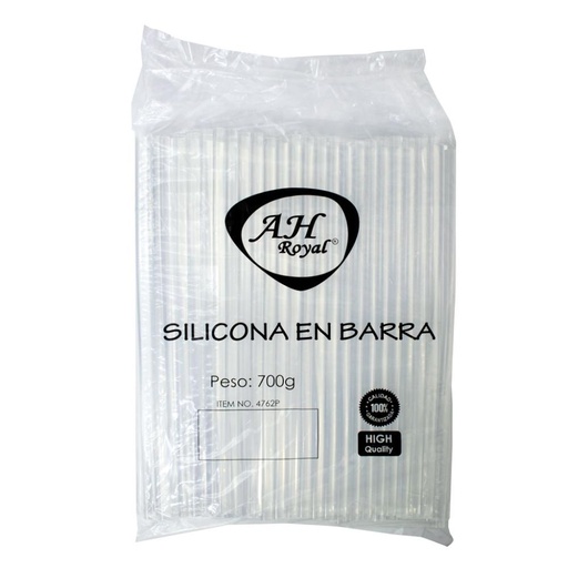 SILICONA BARRA GRUESA AH ROYAL 4762P-1329 (25 BARRAS) (30CM (700 GMS)