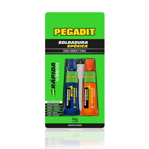 SOLDADURA EPOXICA 16 GR RAPIDA 10 MINUTOS PEGADIT (0402867)