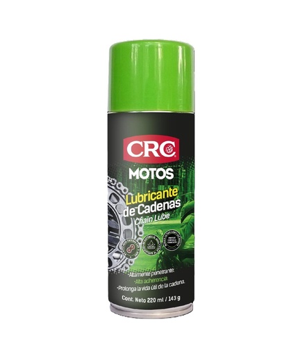 DESENGRASANTE DE CADENAS 220 ML PARA MOTOS CRC (60000118)