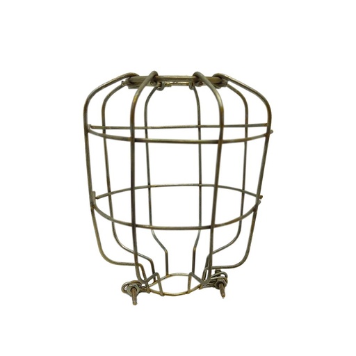 CANASTILLA PARA BOMBILLO LED # 2 MEDIANA ZINCADA ( 10W - 12W - 15W )
