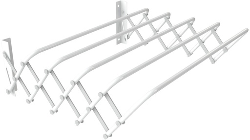 TENDEDERO PLEGABLE 5 LINEAS 100 CM BLANCO INDUMA (TC315-0005)