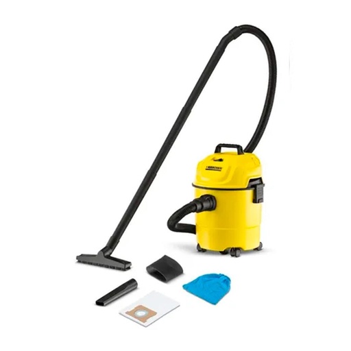 ASPIRADORA KARCHER PARA HUMEDO Y SECO 15 LITROS 150 BAR 1200W PROFESIONAL (NT15/1)(14287040)