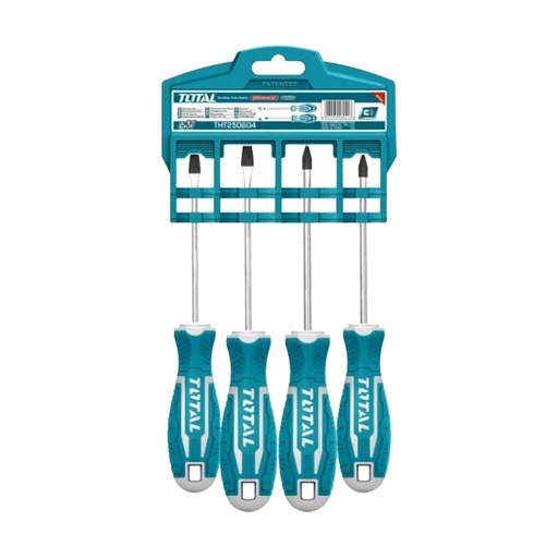 DESTORNILLADOR CROMO VANADIUM JUEGO X 7 PZS SUPER SELECT TOTAL (THT2506072)