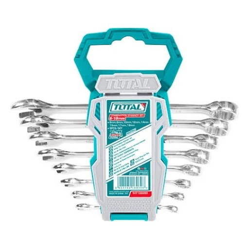 LLAVE MIXTA 6 - 19 MM JUEGO X 8 PZS SUPER SELECT TOTAL (THT102286-I)