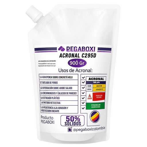 ACRONAL E-50% CUARTO BOLSA DOYPACK