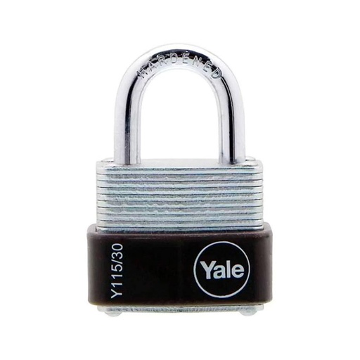 CANDADO YALE LAMINADO Y115-30MM (8405)