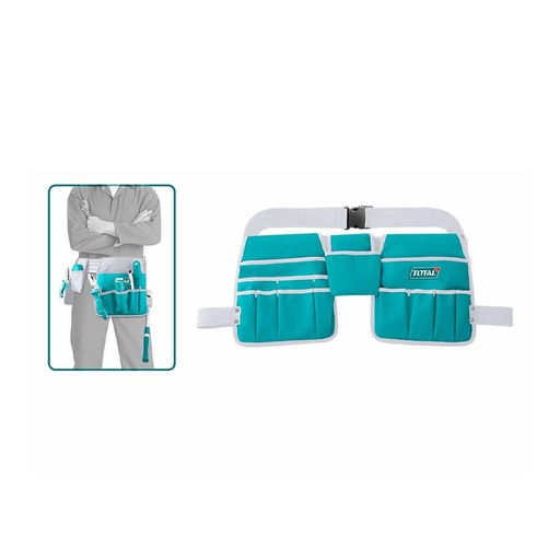 PORTA HERRAMIENTA DE 14 BOLSILLOS CAPACIDAD MAXIMA 10KG TOTAL  (THT16P2031)