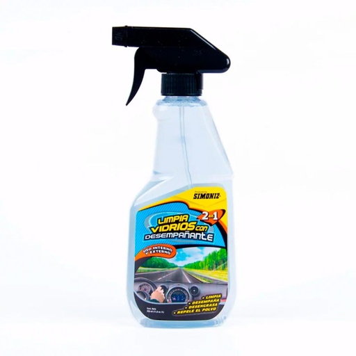 LIMPIA VIDRIOS 350ML CON DESEMPAÑANTE 2 EN 1 SIMONIZ (110291)