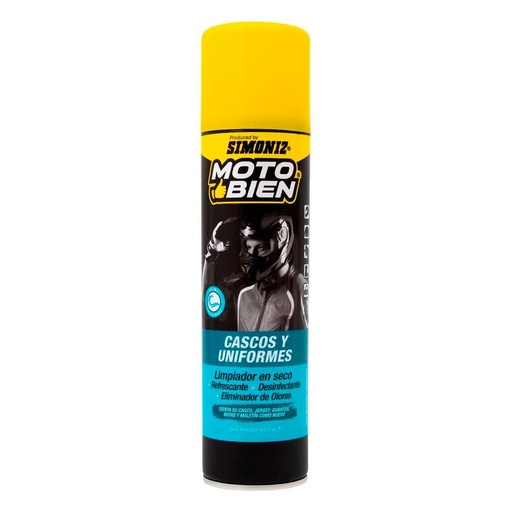 LIMPIADOR EN SECO CASCOS Y UNIFORMES MOTO BIEN SIMONIZ (200921)