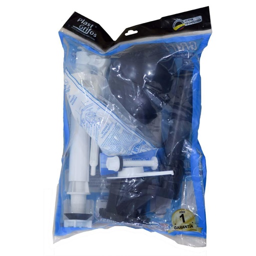 GRIFERIA COMPLETA BANO PUSH CORRIENTE PLASTGRIFOS (3101132)