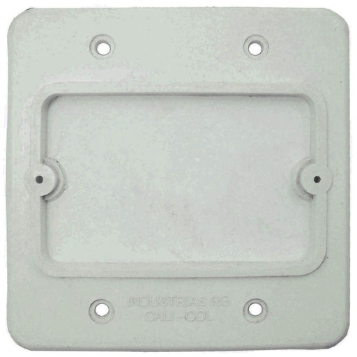 TAPA PLASTICA SUPLEMENTO BLANCO R/G