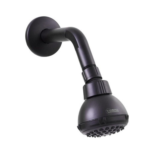 DUCHA REGADERA NEGRO MATE UDUKE (HT1566)