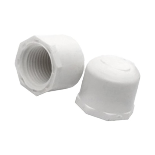 TAPON ROSCA 1/2 PVC PQT X 2 UDUKE
