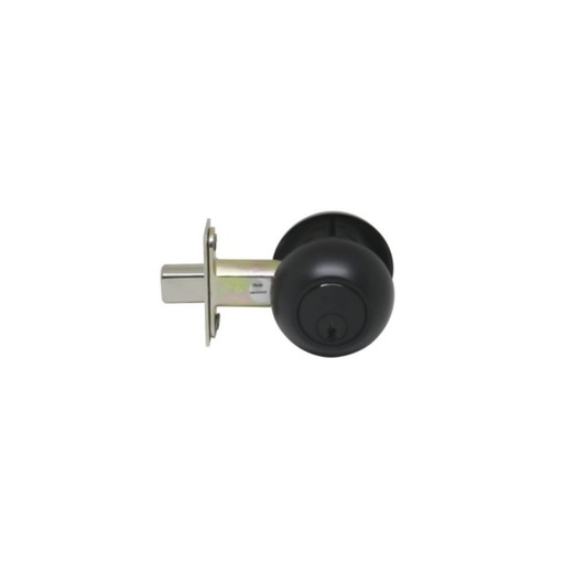 CHAPA CERROJO SEGURIDAD YALE 170 1/4 NEGRA LLAVE LLAVE  (0009282)
