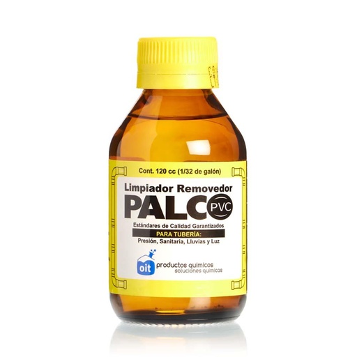 LIMPIADOR PVC PALC 1/32 ( 120CC )