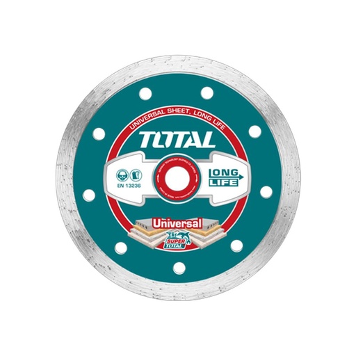 DISCO DE CORTE DIAMANTADO CONTINUO  4 1/2 115MM TOTAL (TAC2121153)