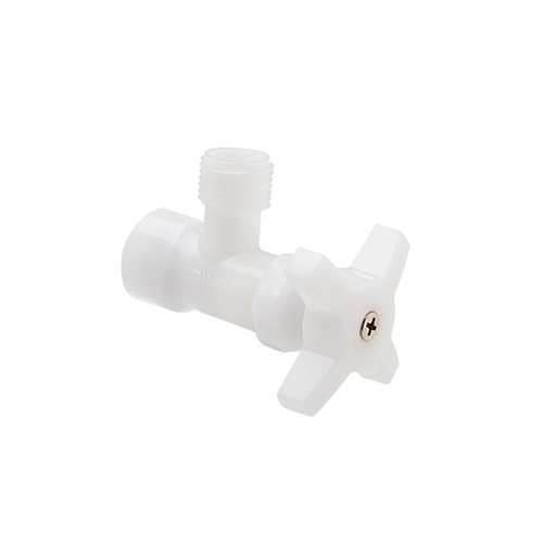 LLAVE REGULACION 1/2" PLASTICA BLANCA GRIVAL (957900001)