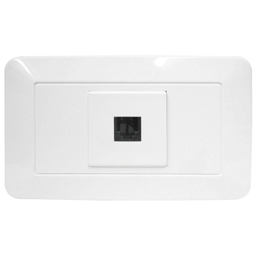 LINEA BK BLANCA INCRUSTAR TOMA TELEFONO (118Z-17) (HT20342)