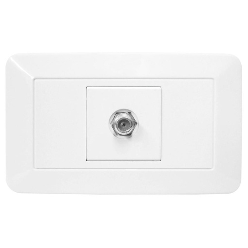 LINEA BK BLANCA INCRUSTAR TOMA TV(118Z-18) (HT20344)