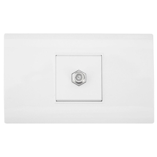LINEA BK PLUS BLANCA INCRUSTAR TOMA TV (118K-18) (HT20685)