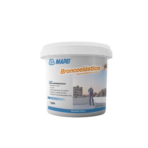 IMPERMEABILIZANTE ACRILICO 10 AÑOS BRONCOELASTICO GALON BLANCO (4BE4300004)