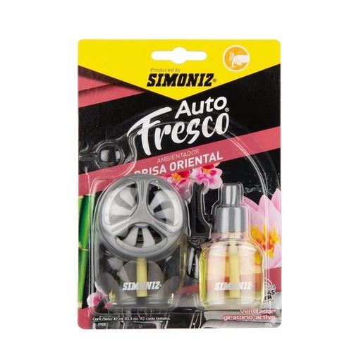 AMBIENTADOR VENTILA 10ML BRISA ORIENTAL CON REPUESTO SIMONIZ (107018)
