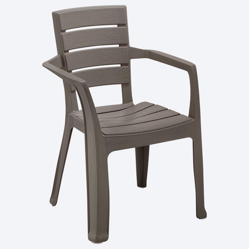 SILLA BARU CON BRAZOS MOCCA RIMAX