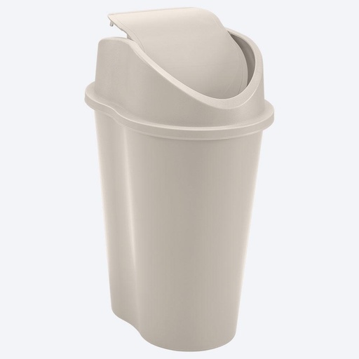 PAPELERA STYLE TV 10 L TAUPE RIMAX