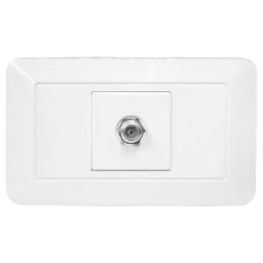 LINEA BK BLANCA INCRUSTAR TOMA TV VHARBOR (BC1802) (1793H)