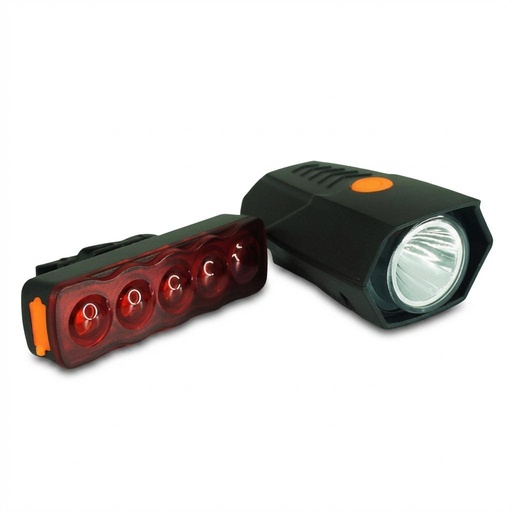 KIT DE LUZ LED PARA BICICLETA UDUKE (HT2211)