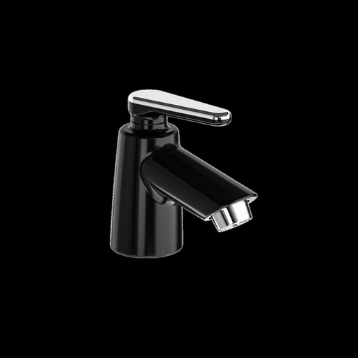 LLAVE LAVAMANOS + ACOPLE PALANCA NOGAL GRIVAL MATE BLACK (541573331)