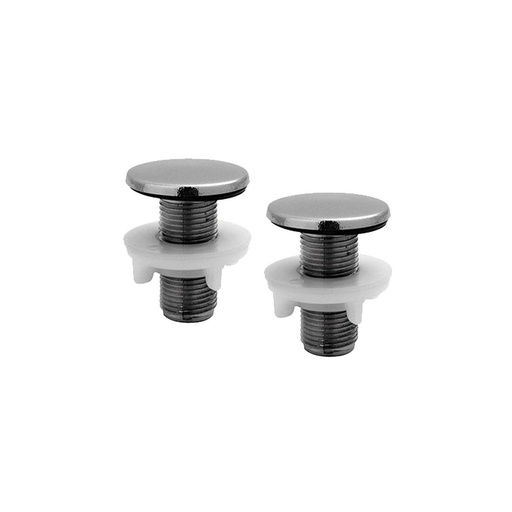TAPA HUECO DECORATIVO PLASTICO CROMADO X PAR GRIVAL (O11880001)