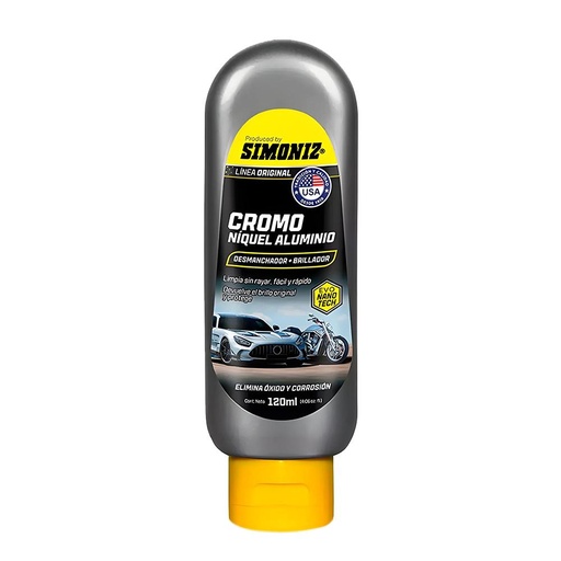 DESMANCHADOR CROMO BRILLADOR 120ML SIMONIZ (209485)