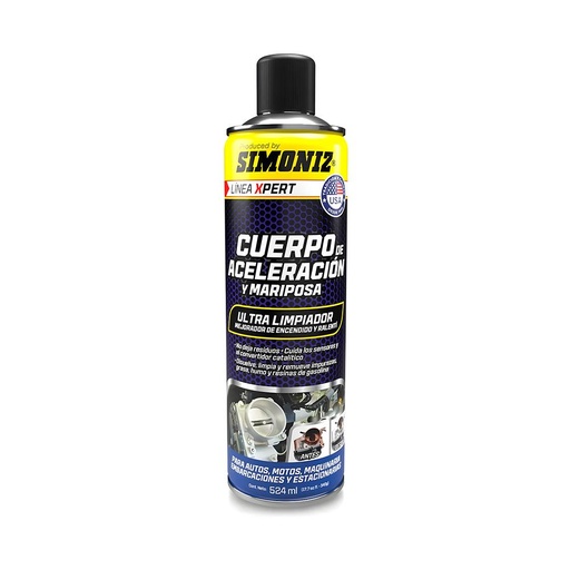 LIMPIADOR CUERPO ACELERACION Y MARIPOSA XPERT 524ML SIMONIZ (208895)