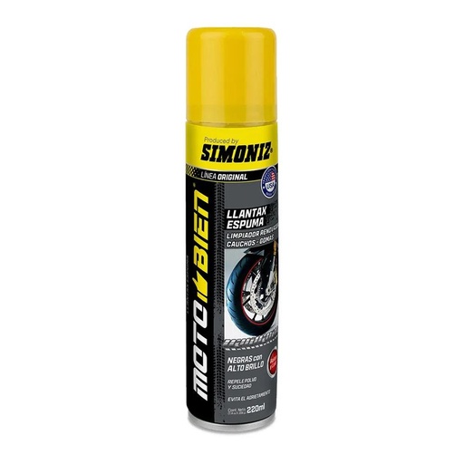 RENOVADOR DE LLANTAS MOTO BIEN 220ML SIMONIZ (209377)