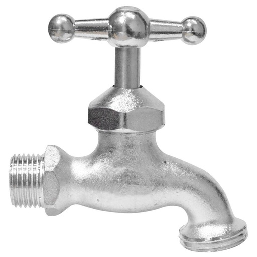 GRIFO SATINADO CROMADO 1/2" 180G VHARBOR (HT3102)