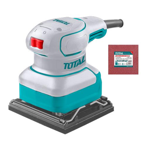 LIJADORA DE PALMA 4 3/8"X 4" 240W INCLUYE 5 LIJAS INDUSTRIAL  SUPER  TOTAL (UTF2241108)