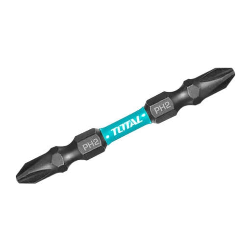 PUNTAS TALADRO INDUSTRIAL DOBLE PUNTA IMANTADA 65MM (+) (+) JUEGO X 10 PZS INDUSTRIAL SUPER TOTAL (TACIM16PH233)