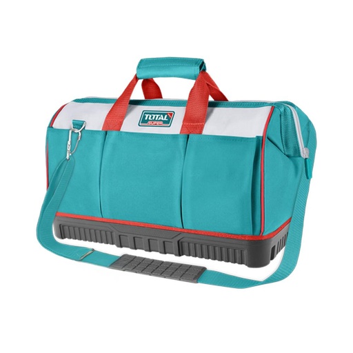 BOLSO DE HERRAMIENTAS 16 REFORZADO INDUSTRIAL CAPACIDAD MAXIMA 20KG SUPER TOTAL (THT16163)