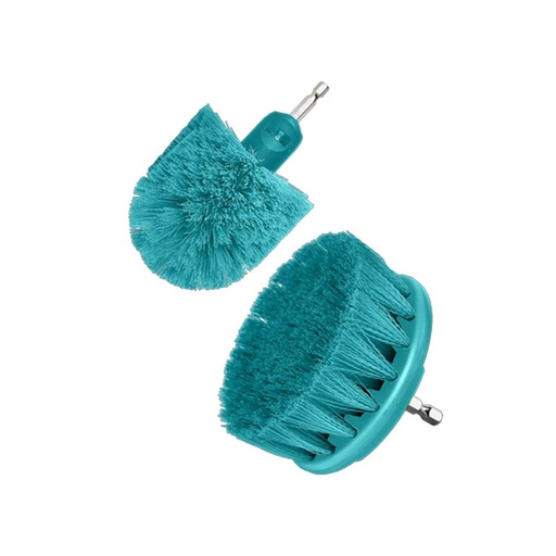SET DE CEPILLO PARA TALADRO 3,5" JUEGO X 2 PCZ INDUSTRIAL SUPER TOTAL (TACM2335)